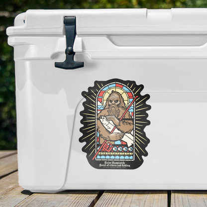 STLHD Saint Sasquatch Sticker - 7" x 5.5"
