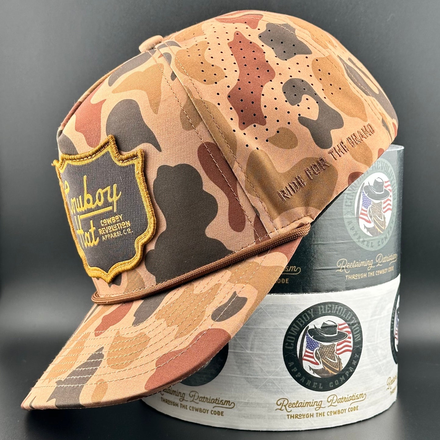 Cowboy Revolution Down South Camo Patch “Cowboy Hat” - Performance Rope Hat