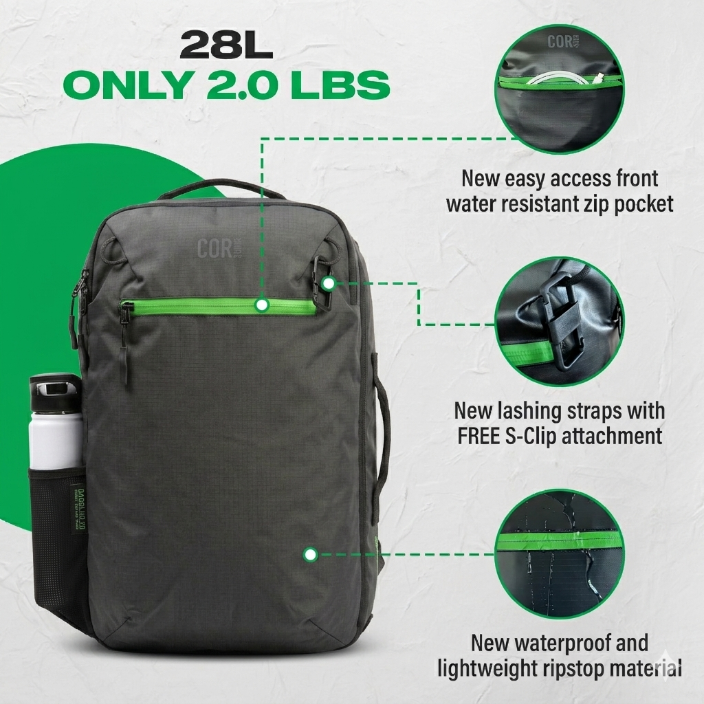 COR Surf Island Hopper 2.0 | 28L or 34L