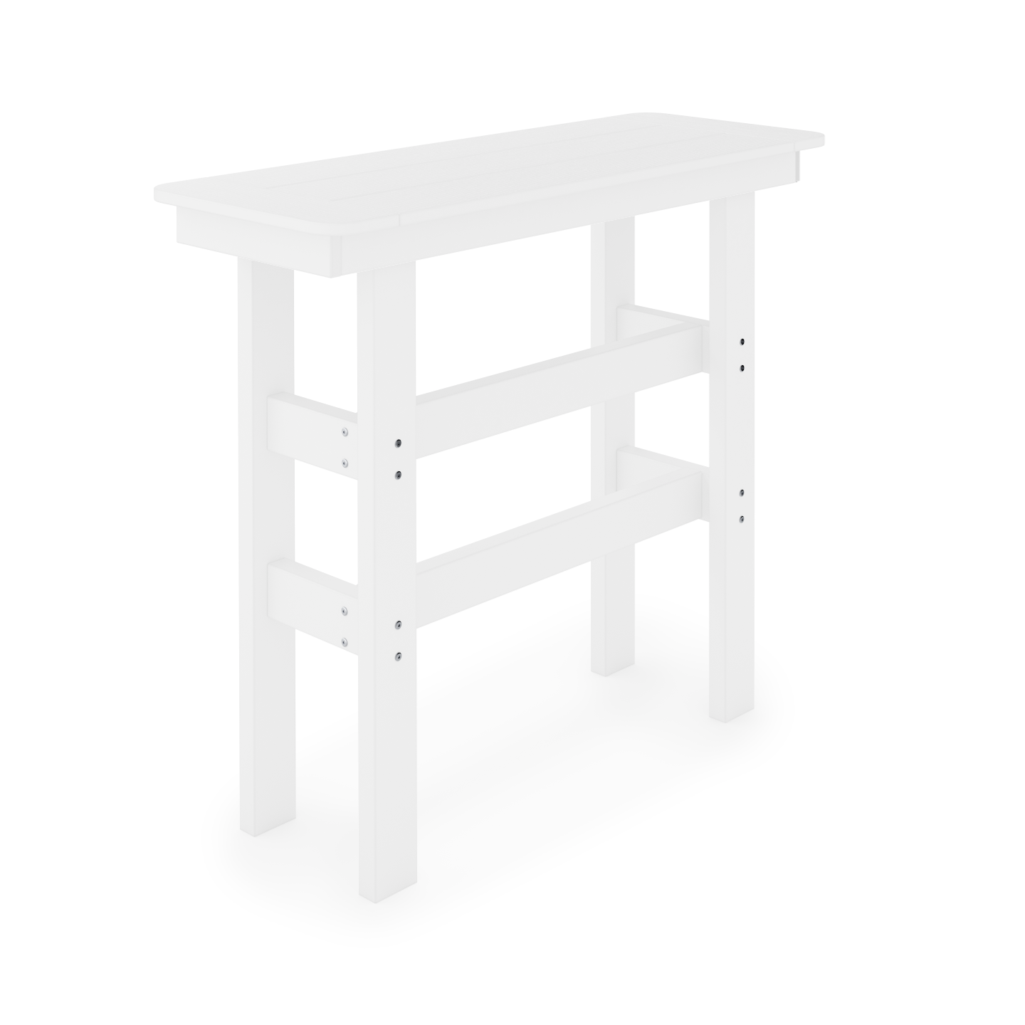 SoPoly 48 Rail Hugger Bar Table