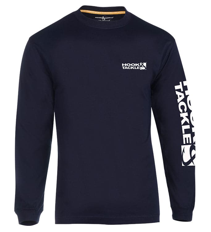 Hook & Tackle Men's Fish Flags L/S UV Fishing T-Shirt