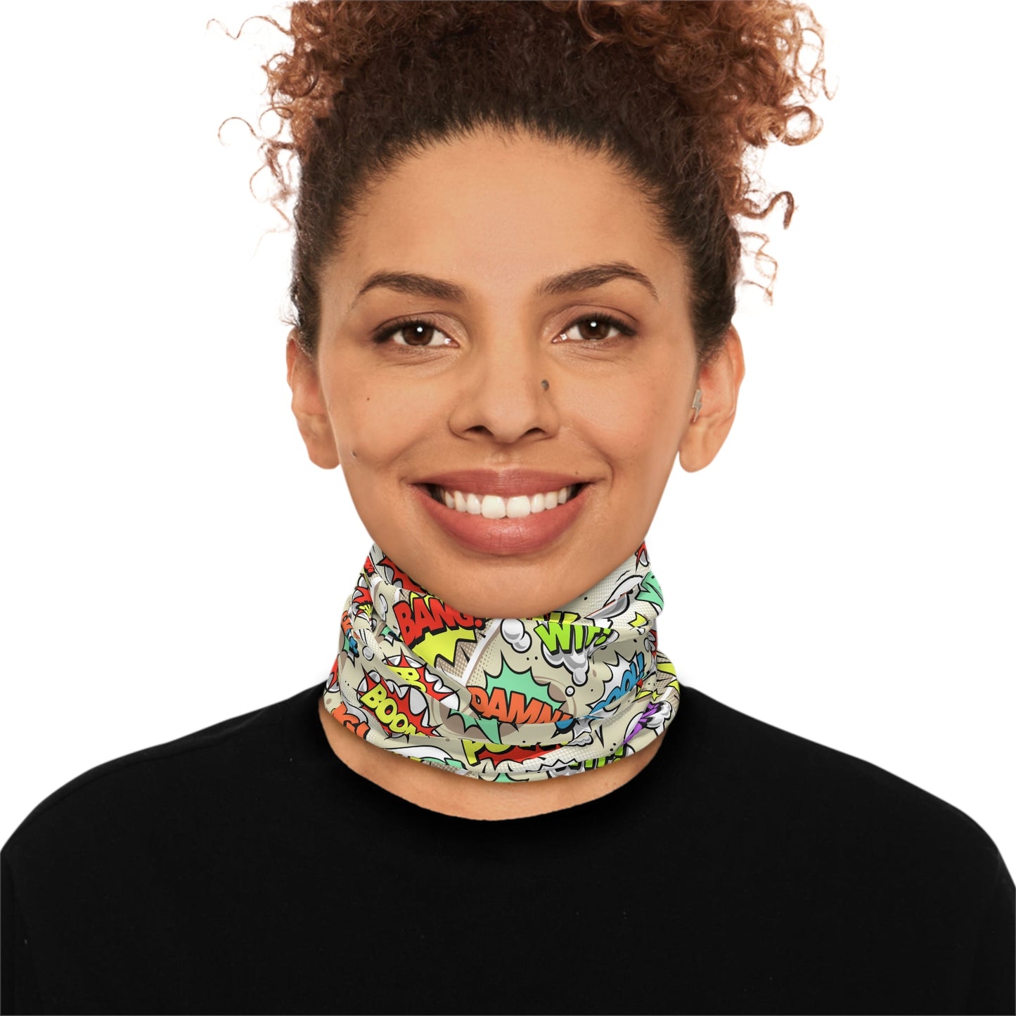 Texas Rigged Tees Comic Pop Art — Unisex Neck Gaiter (SPF 50+)