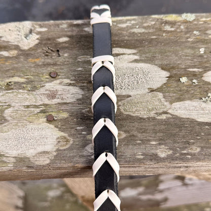 Leather Laced Barrel Reins