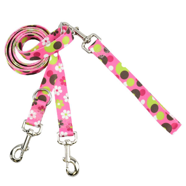 2 Hounds Design Daisy Dot Double Connection Leash – EarthStyle