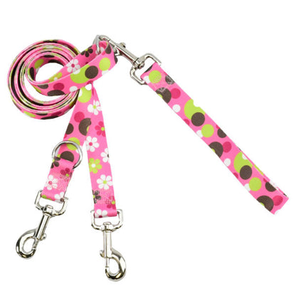 2 Hounds Design Daisy Dot Double Connection Leash – EarthStyle