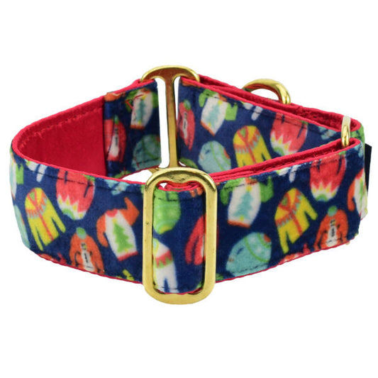 2 Hounds Design Cozy Sweaters Elite Velvet Martingale Dog Collar