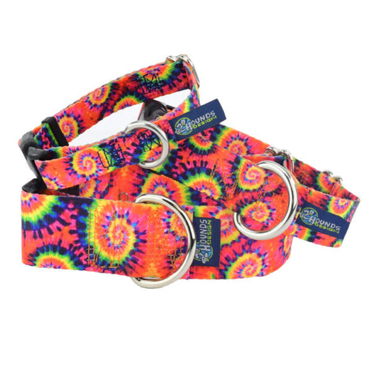 2 Hounds Design Classic Tie-Dye Buckle Martingale Dog Collar – EarthStyle