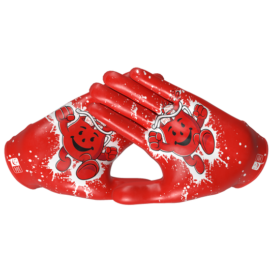 Phenom Elite Kool-Aid 'Cherry' Football Gloves - VPS4 by Phenom Elite