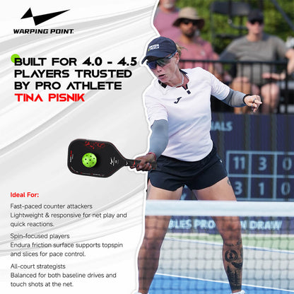 Warping Point Nightblade Pickleball Paddle - 14mm