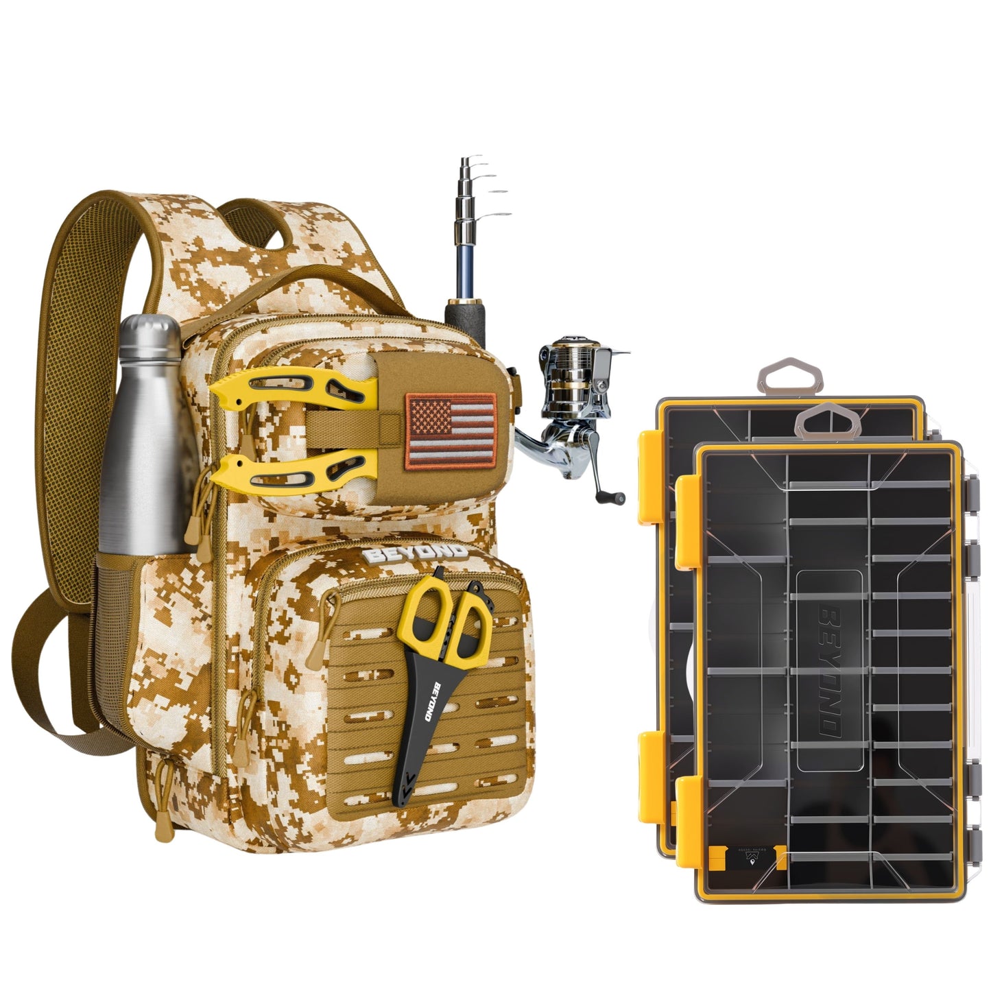 Beyond Fishing Voyager Tackle Bag With or Without Tackle Box