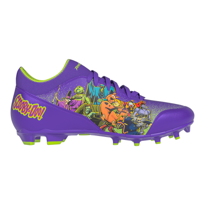 Scooby-Doo 'Unmasked' Purple Football Cleats - Velocity 3.0 by Phenom Elite