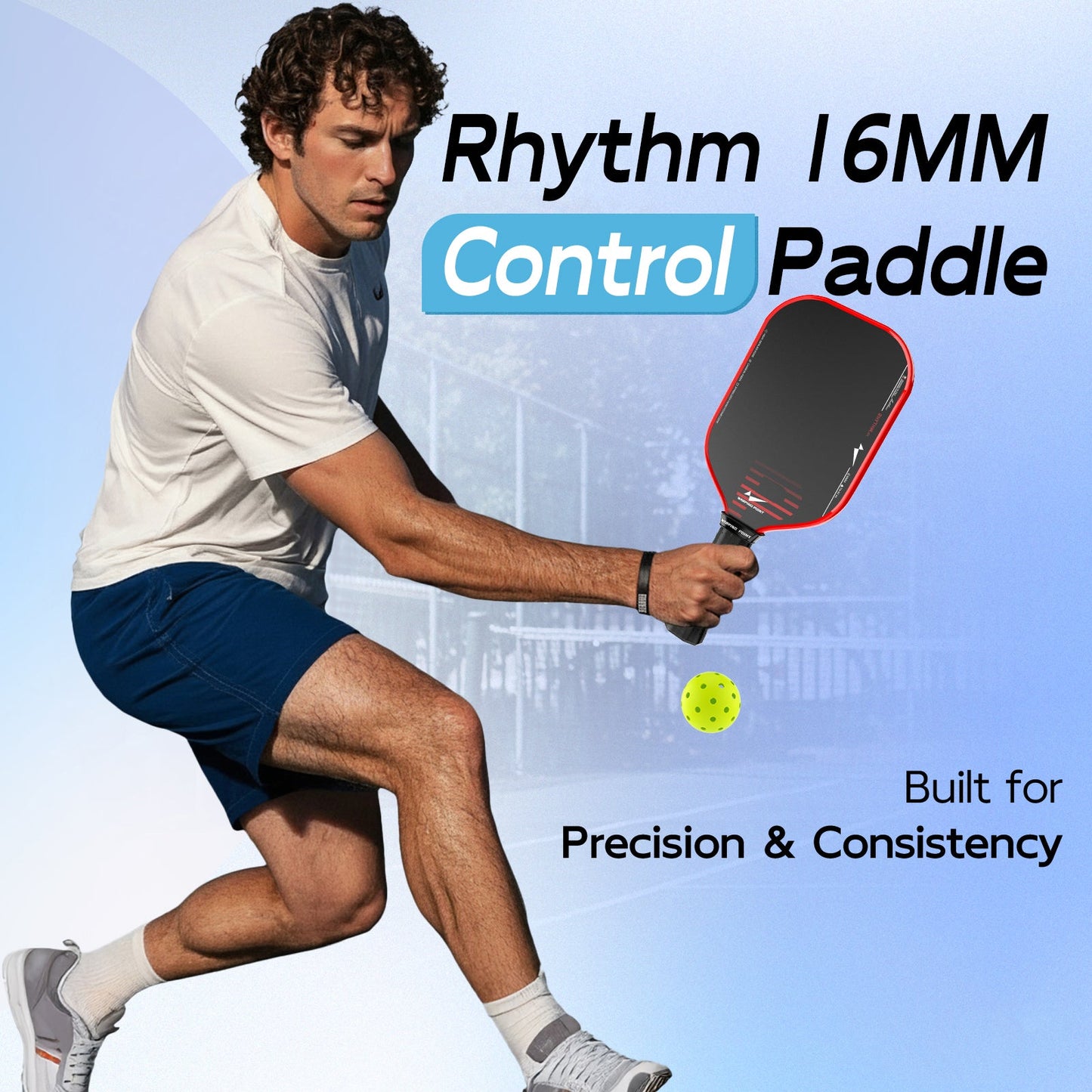 Warping Point Rhythm Pickleball Paddle - Elongated