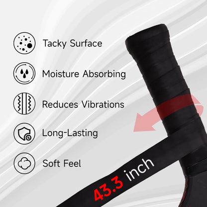 Warping Point Pickleball Overgrip - Black