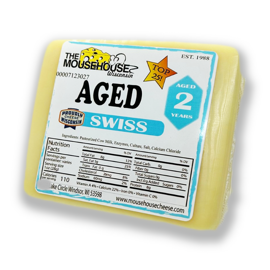 Mousehouse Cheesehaus Aged Swiss (Aged over 2 years)