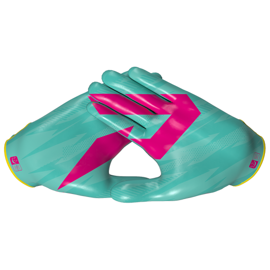 Phenom Elite Kool-Aid 'Sharkleberry Fin' Football Gloves - VPS4 by Phenom Elite