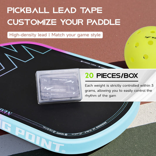 Warping Point Pickleball Lead Tape - Black