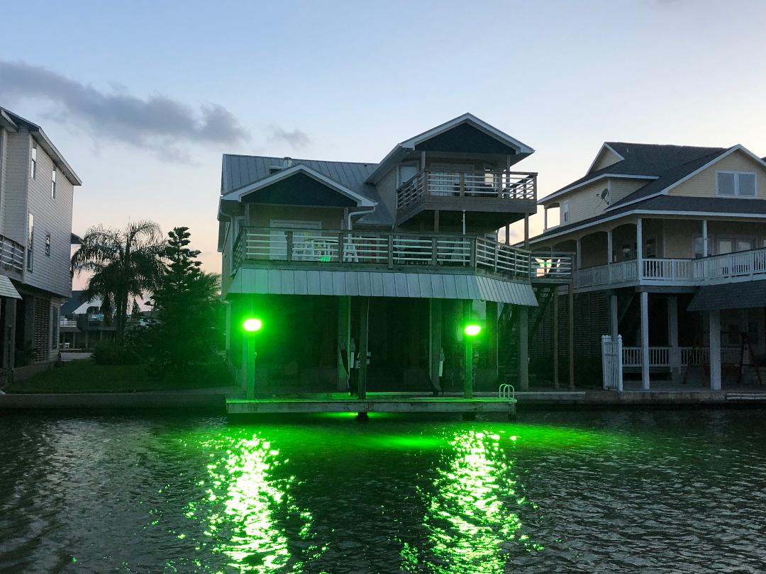 Under Water Green Fishing Lights Blaze 2000 LED Overhead Light