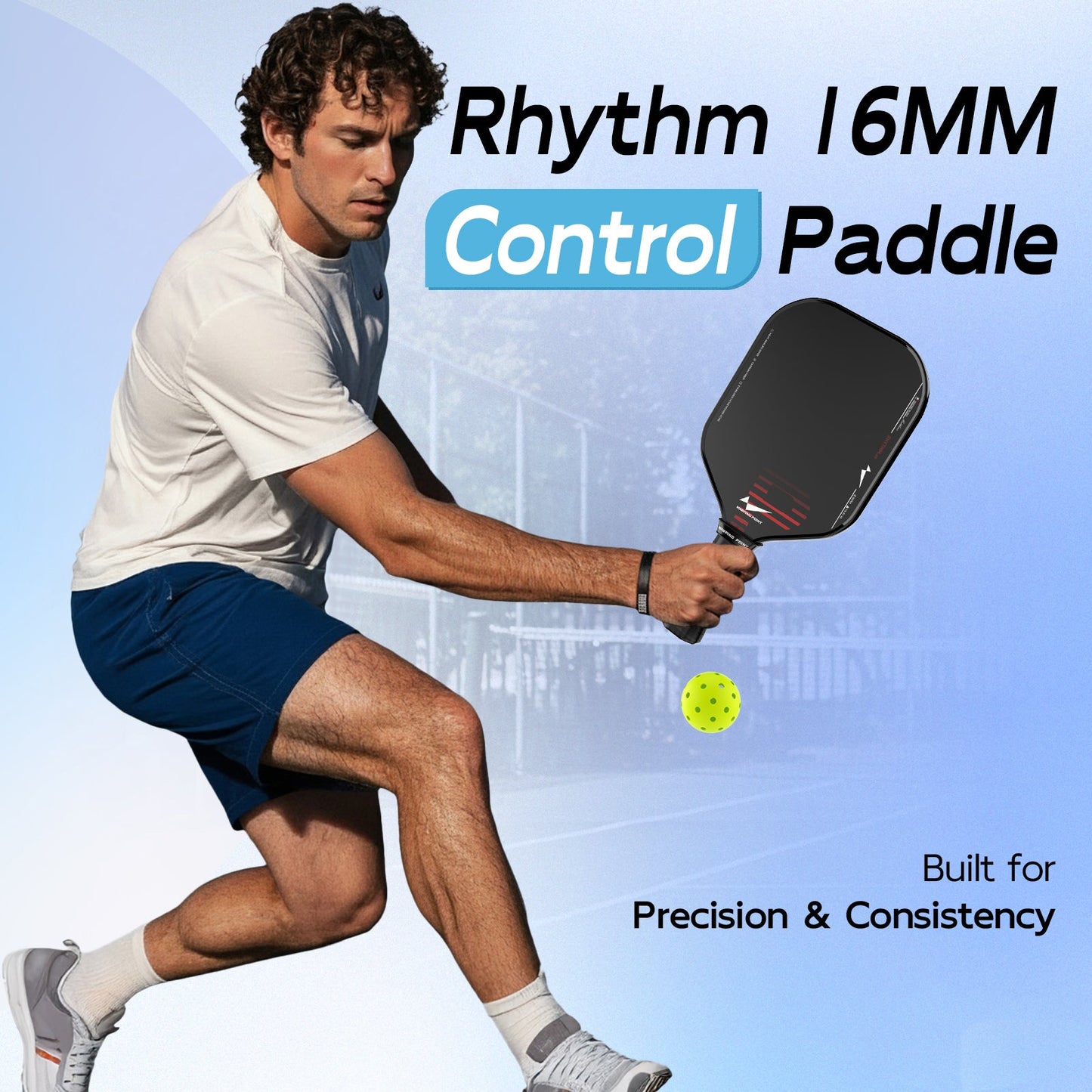 Warping Point Rhythm Pickleball Paddle - Wide body