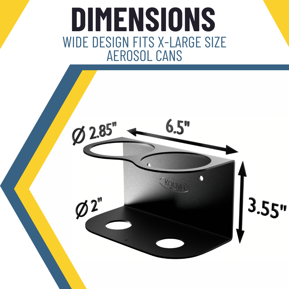 Koova - Jumbo-Size Aerosol Can Holder