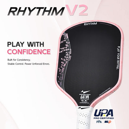 Warping Point Rhythm Hybrid Pickleball Paddle – Pink