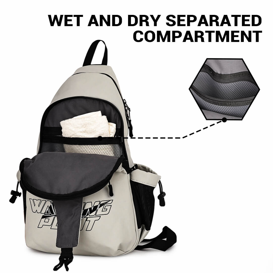 Warping Point Pickleball Sling Bag - Grey