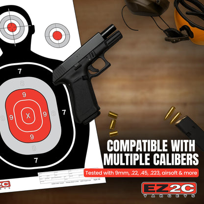 EZ2C Targets #30 Silhouette  12"x18" Paper Shooting Target USA Made