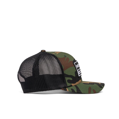 Hooked & Tagged  - American Flag Patch Hat