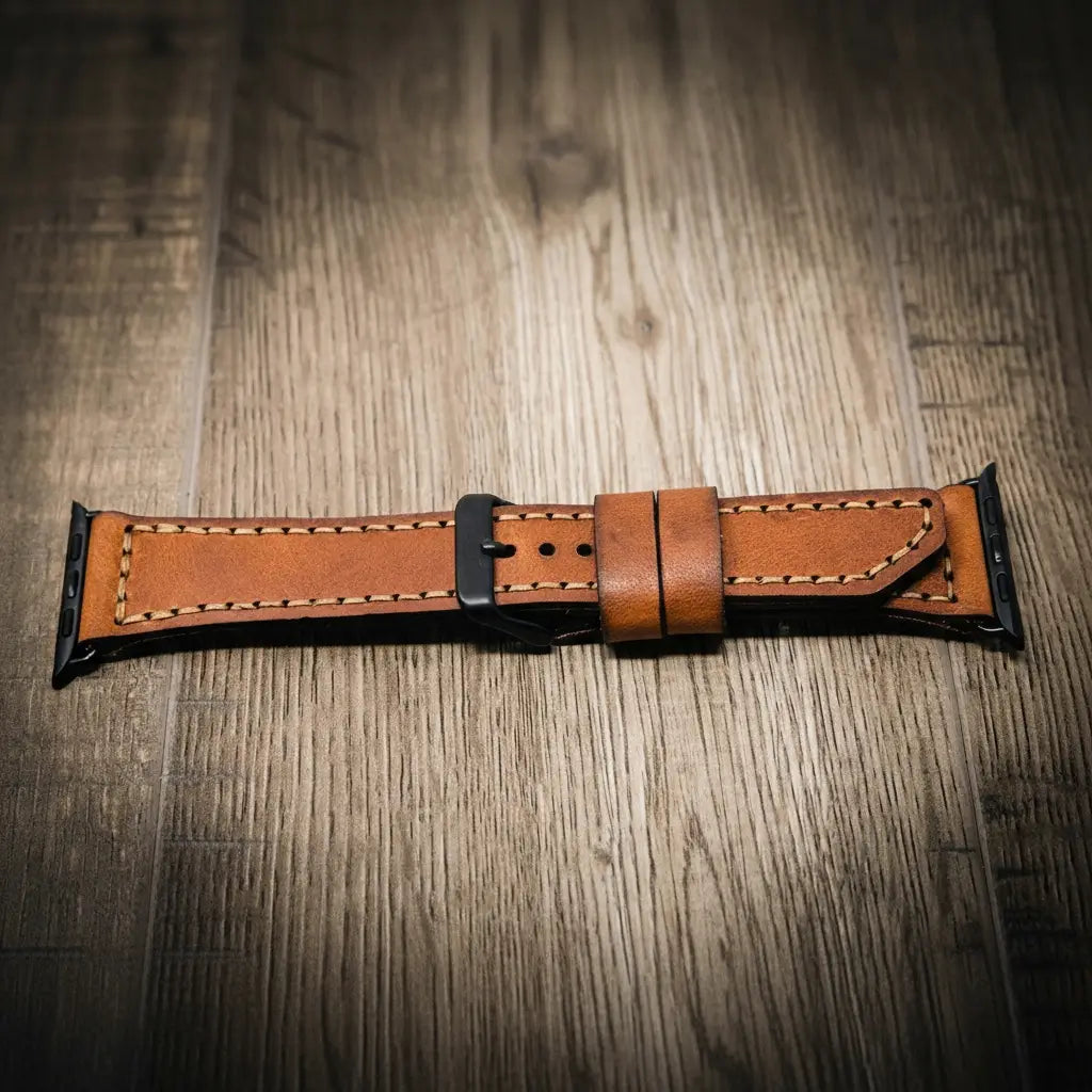 Bull Sheath Leather Apple Watch Leather Band