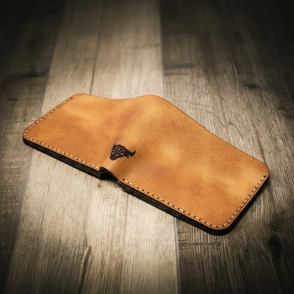 Bull Sheath Leather Rio Grande Bifold Wallet