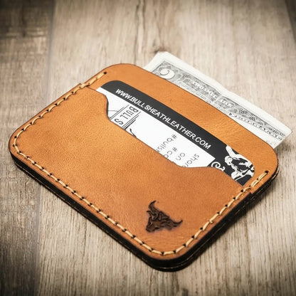 Bull Sheath Leather Pflugerville Card Wallet