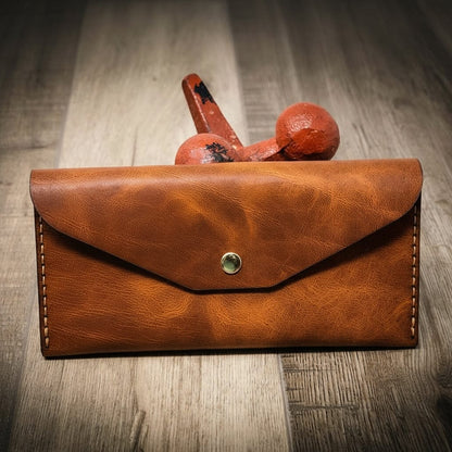 Bull Sheath Leather Sugar Land Clutch Wallet