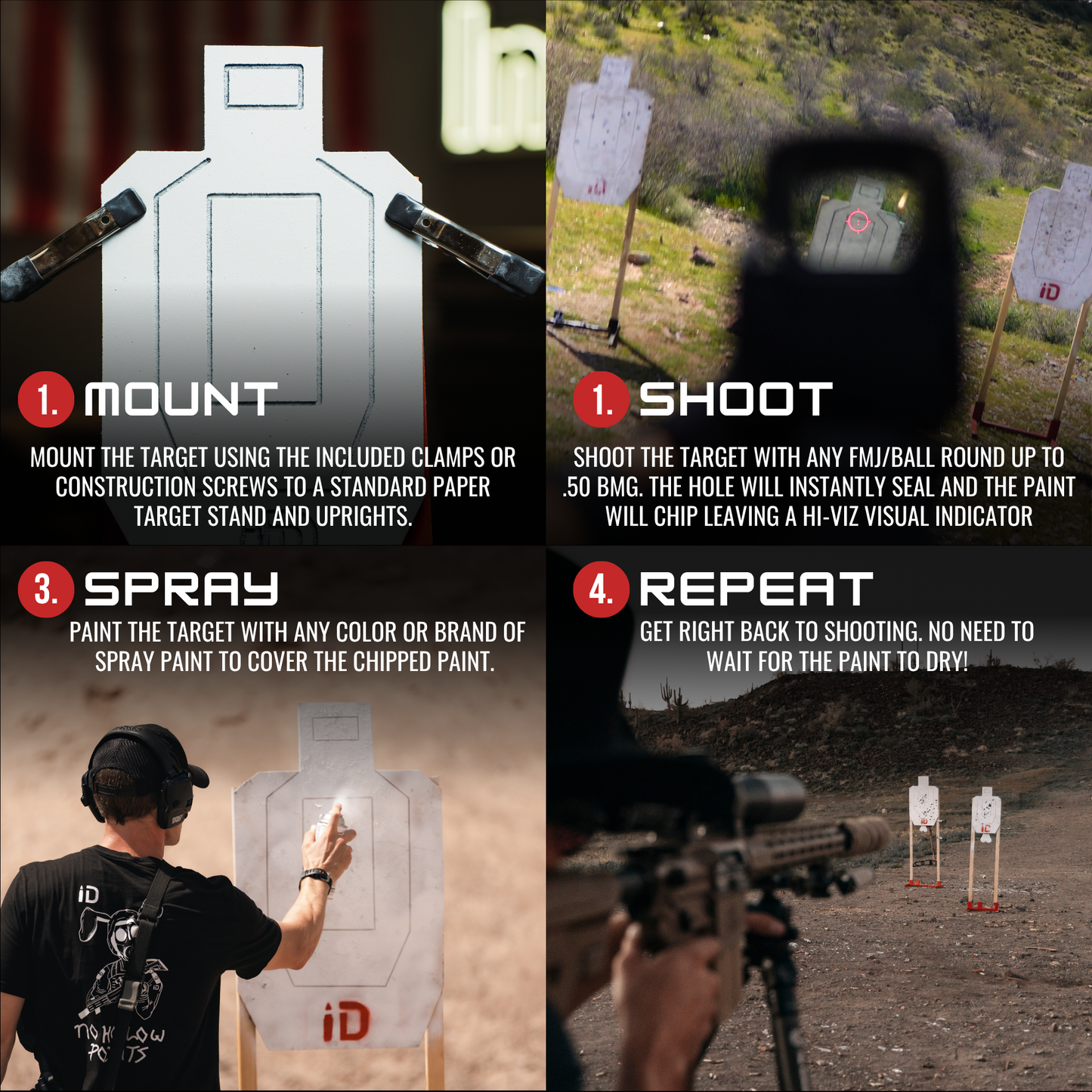 Half Size Infinity Target