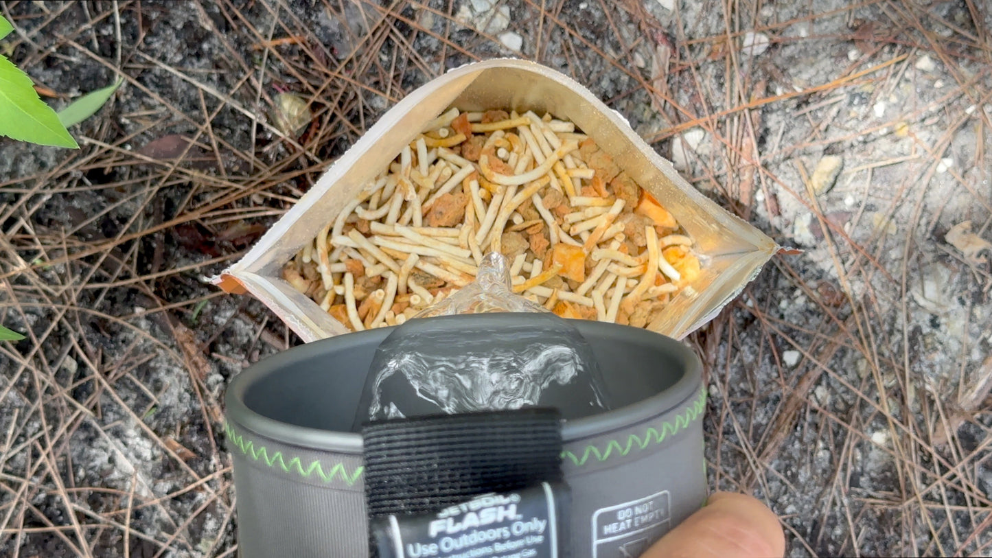 Foundation Outdoors Spaghetti with Meat Sauce Meal