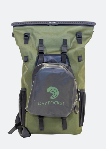 Dry Pocket 30-Liter - Auto-Sealing, Waterproof, Floating, Scent Proof 2 & 1 Dry Bag