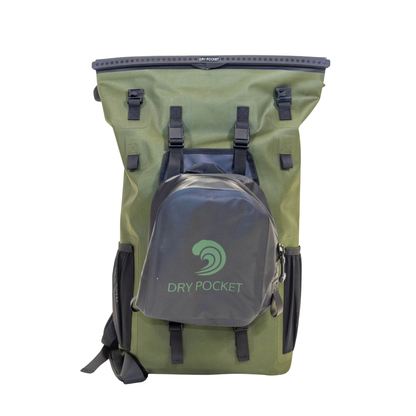 Dry Pocket 30-Liter - Auto-Sealing, Waterproof, Floating, Scent Proof 2 & 1 Dry Bag