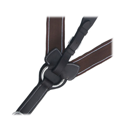 Bridles & Reins ExionPro Heart Shape 3 Point Breastplate - Matching Elastic