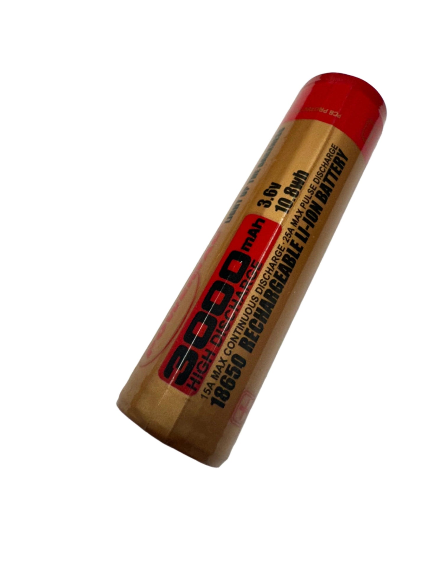 Powertac 3000 mAh High Capacity 18650 Battery
