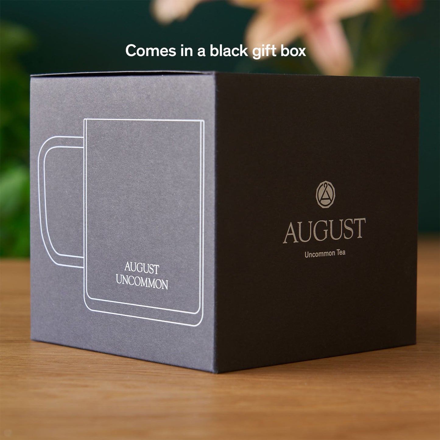 August Uncommon Tea Glass Mug - Clear Elegance