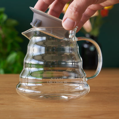 August Uncommon Tea Two Cup Glass Teapot - The Perfect Basic Teapot