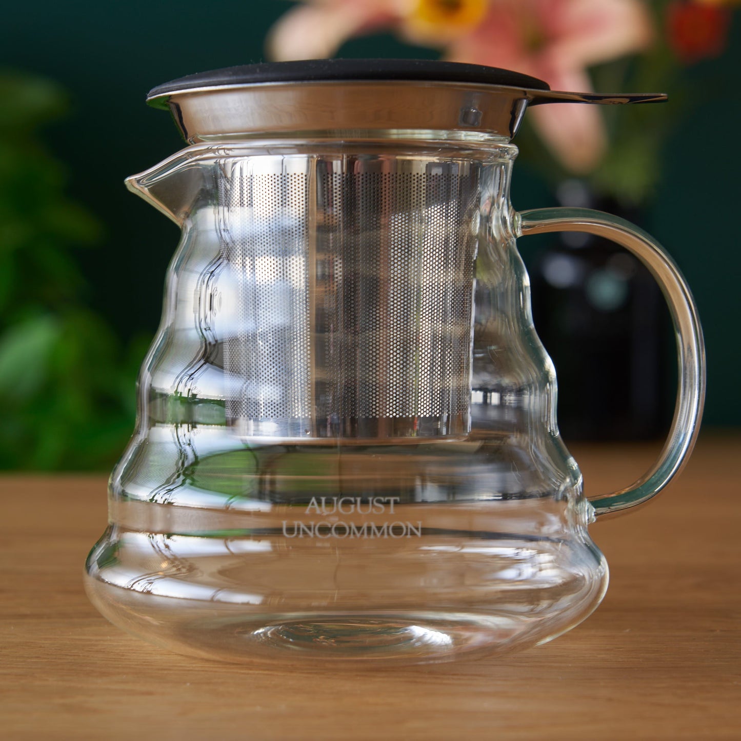August Uncommon Tea Two Cup Glass Teapot - The Perfect Basic Teapot