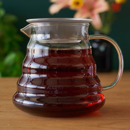 August Uncommon Tea Two Cup Glass Teapot - The Perfect Basic Teapot
