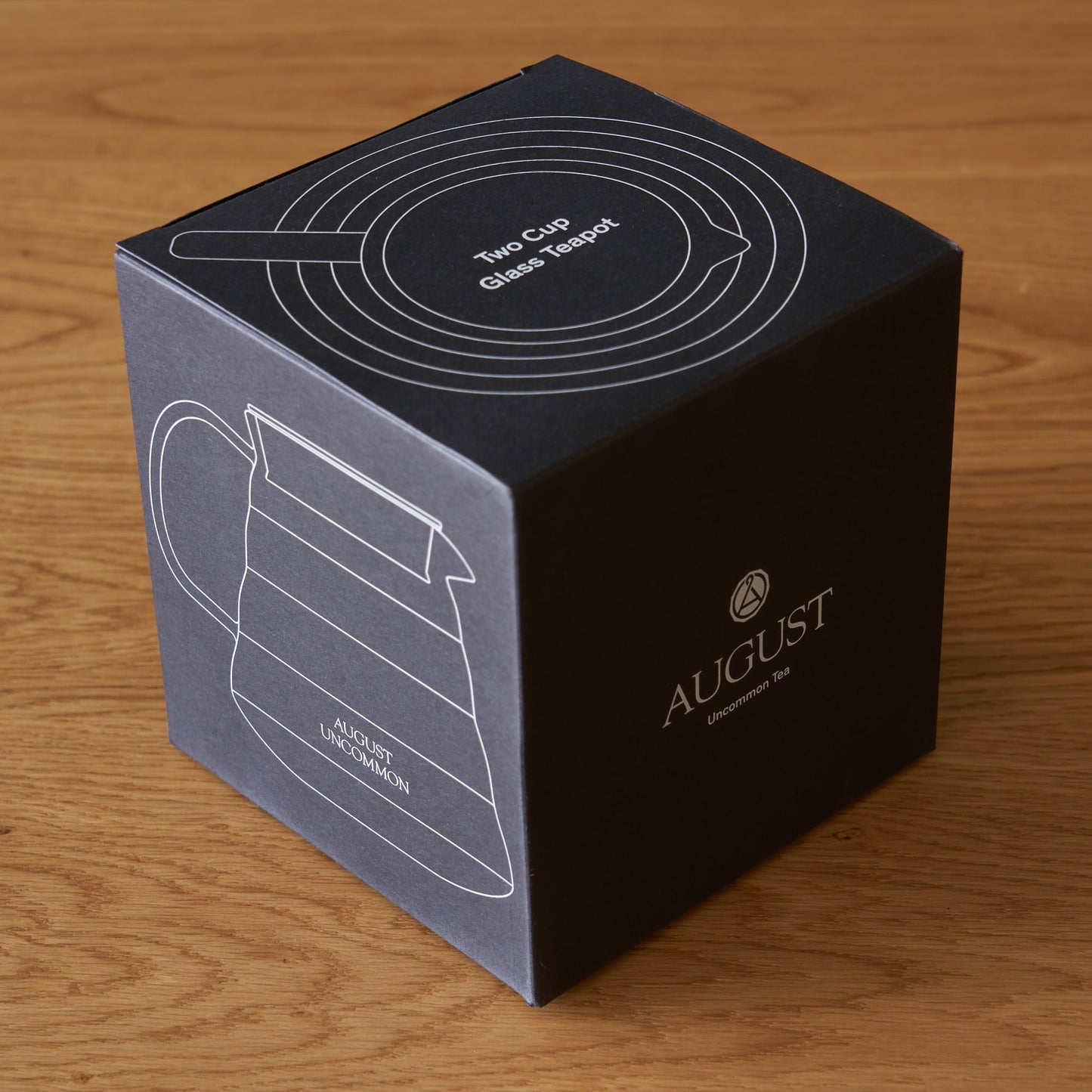 August Uncommon Tea Two Cup Glass Teapot - The Perfect Basic Teapot