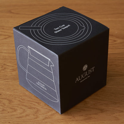 August Uncommon Tea Two Cup Glass Teapot - The Perfect Basic Teapot