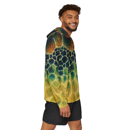 Texas Rigged Tees Sea Turtle — Unisex Fishing Pullover Hoodie (SPF 50+)
