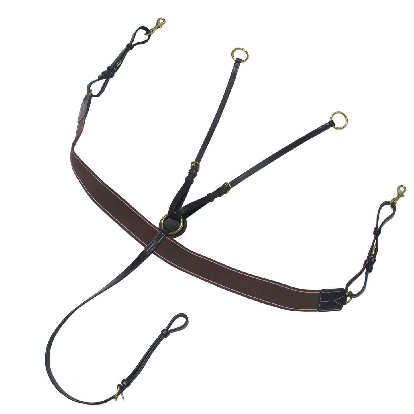 Bridles & Reins ExionPro Elastic Breastplate with Girth Strap