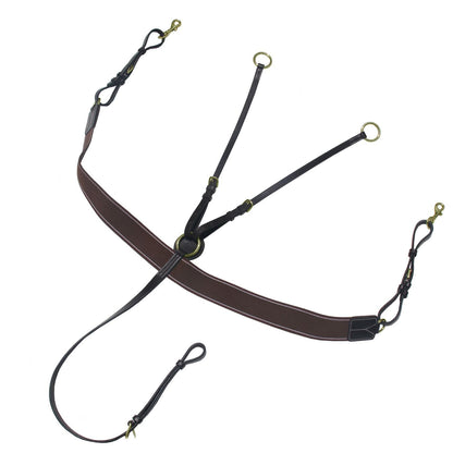 Bridles & Reins ExionPro Elastic Breastplate with Girth Strap
