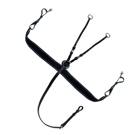 Bridles & Reins ExionPro Elastic Breastplate with Girth Strap