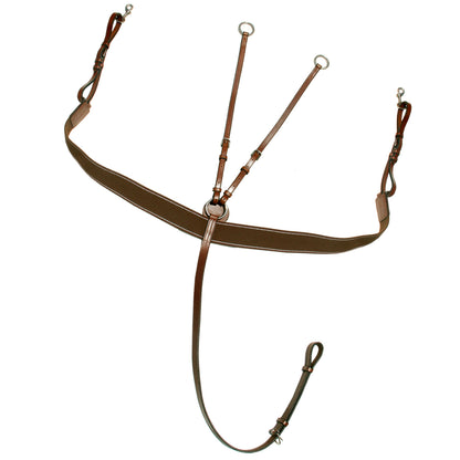 Bridles & Reins ExionPro Elastic Breastplate with Girth Strap