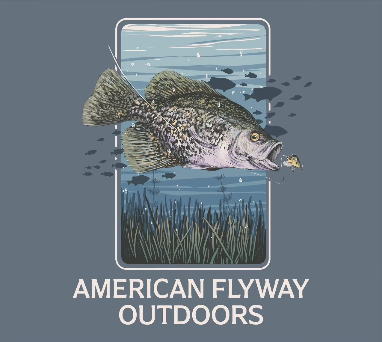 AF Waterfowl - The Crappie Fish Tee