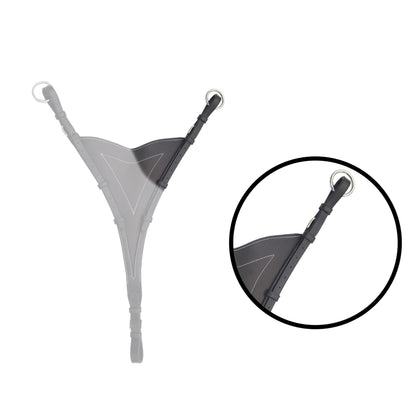 Bridles & Reins ExionPro Soft Leather Bib Running Martingale Attachment